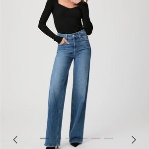 NWT PAIGE Blue Flare & Wide Leg Sasha Jean